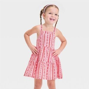 NWT Cat & Jack Heart Toddler Dress